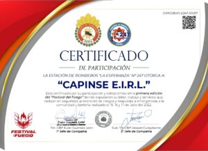 CERTIFICADO BOMBEROS